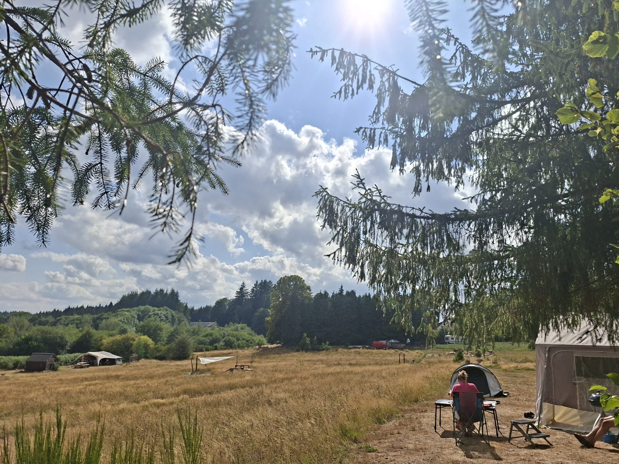 Kampeerplek 4 met uitzicht